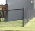 AFC Ames - Chain Link Fencing, 101 4' black vinyl chain link 2