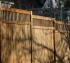AFC Ames - Wood Fencing, 1054 Custom Solid with Accent Top