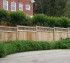 AFC Ames - Wood Fencing, 1063 Custom Solid with Accent Top