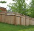 AFC Ames - Wood Fencing, 1068 Custom Solid with Accent Top