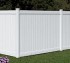 AFC Ames - Vinyl Fencing, 6' White Polid Privacy PVC - AFC - IA
