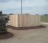 AFC Ames - Wood Fencing, 6' Solid Dumpster Enclosure - AFC - IA