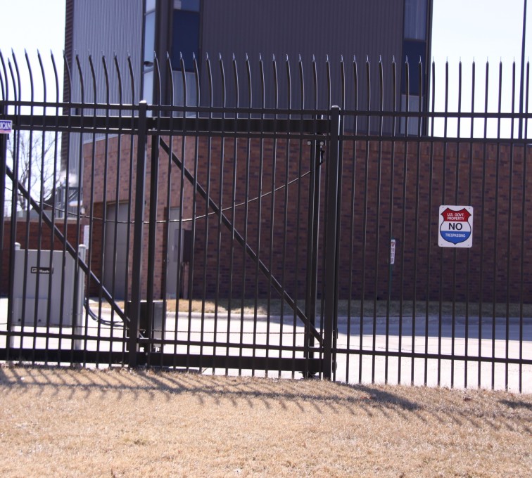 AFC Ames - Custom Gates, Ornamental Slide Gate (2)