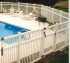 AFC Ames - Vinyl Fencing, Pool Style Picket with 3 rails 583