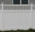 AFC Ames - Vinyl Fencing,Vinyl 6' private with picket accent 707