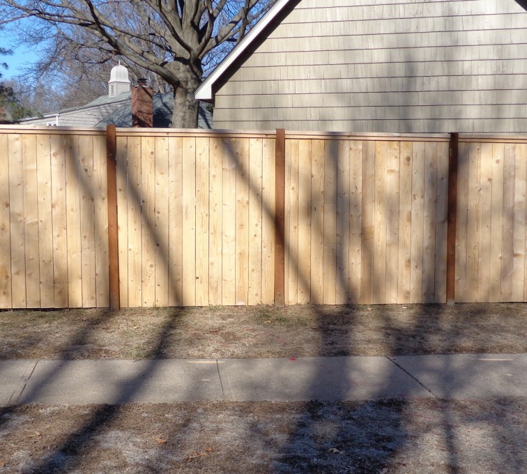 AFC Ames - Wood Fencing, 6' Privacy with Cap Board - AFC-KC